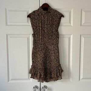 Shona Joy Paloma Sleeveless Ruched Mini Dress - US 4 AU 8